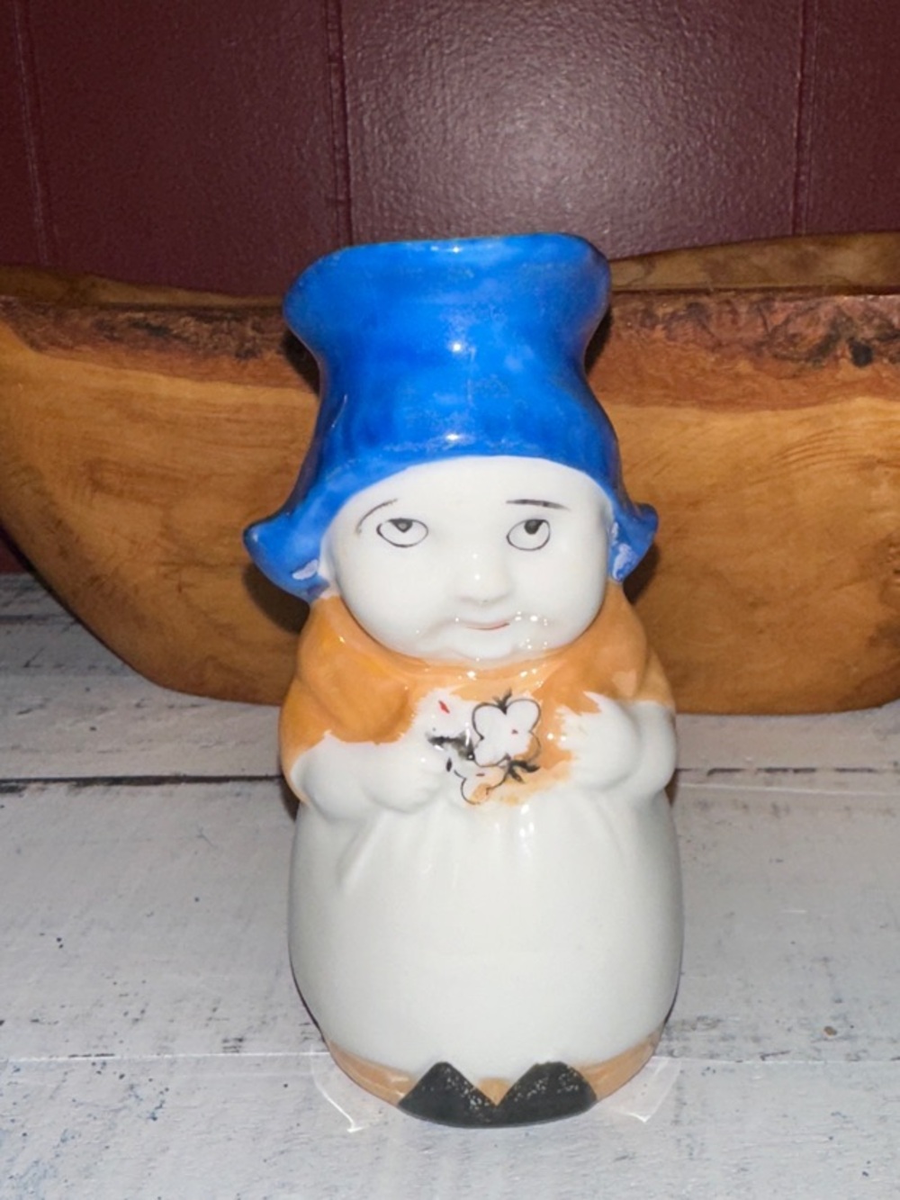 Vintage Gold Castle Creamer
